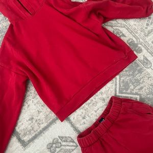GAP boyfriend sweatsuit